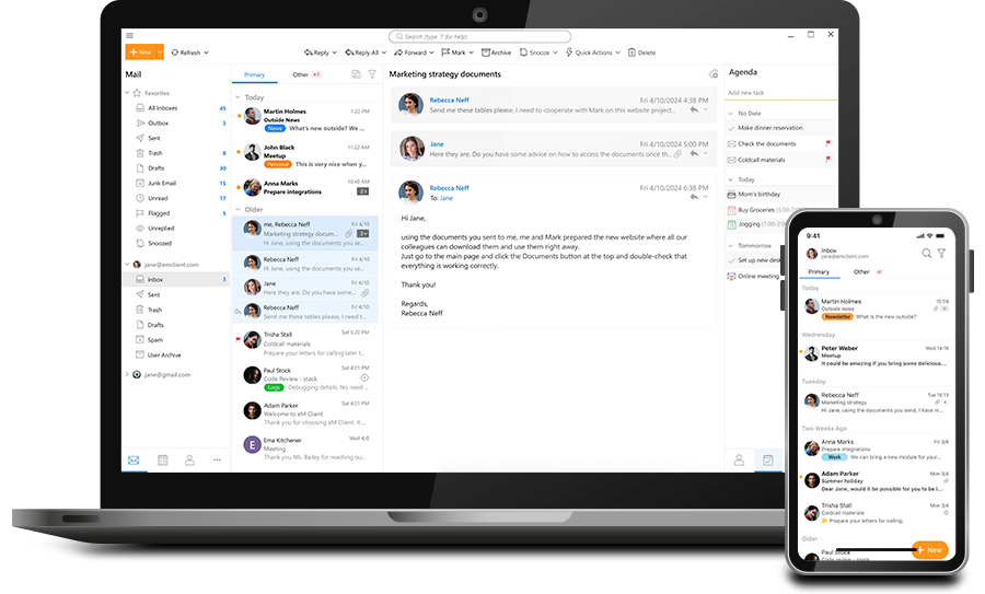 eMClient – Nowoczesny klient poczty dla Windows i macOS - Klient Pocztowy  eMClient 